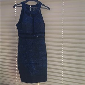Navy sparkly dress